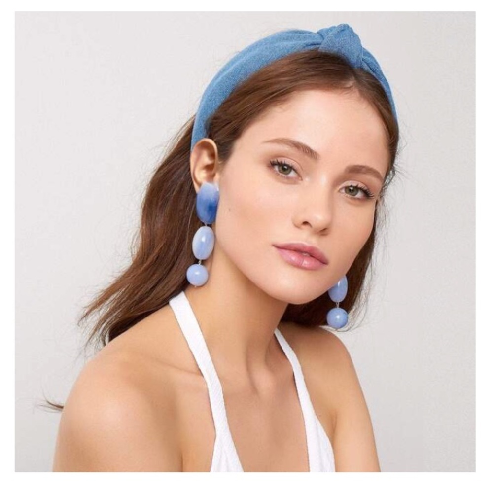 Lele Sadoughi Denim Headband
